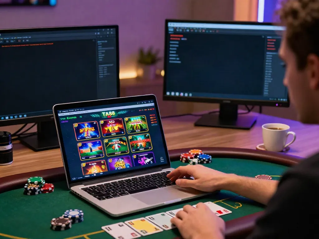 Engaging user experience on TA88 gaming platform showcasing online betting excitement