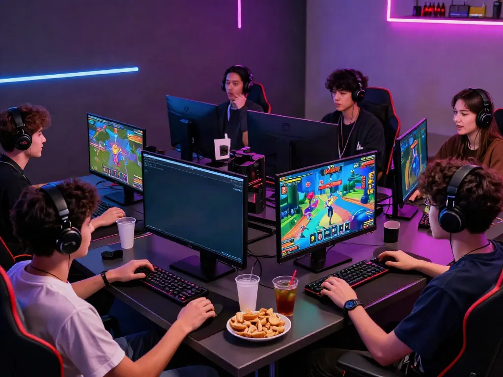 Nohuwin players enjoying an exciting gaming session together