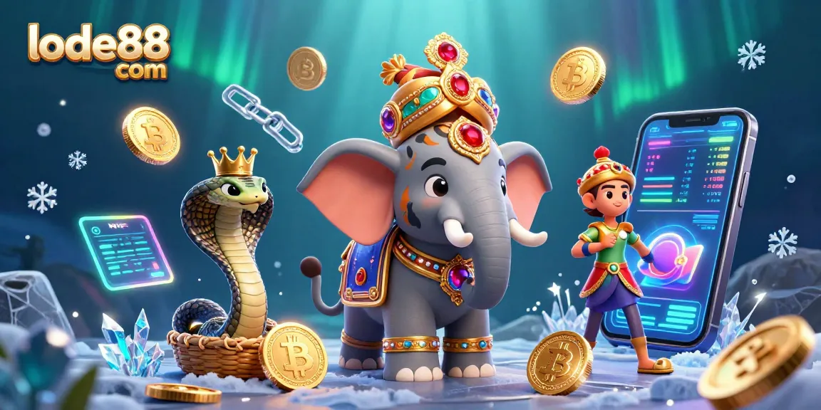 Experience thrilling moments with lode88 com’s vibrant 3D illustration showcasing crypto-inspired adventures.