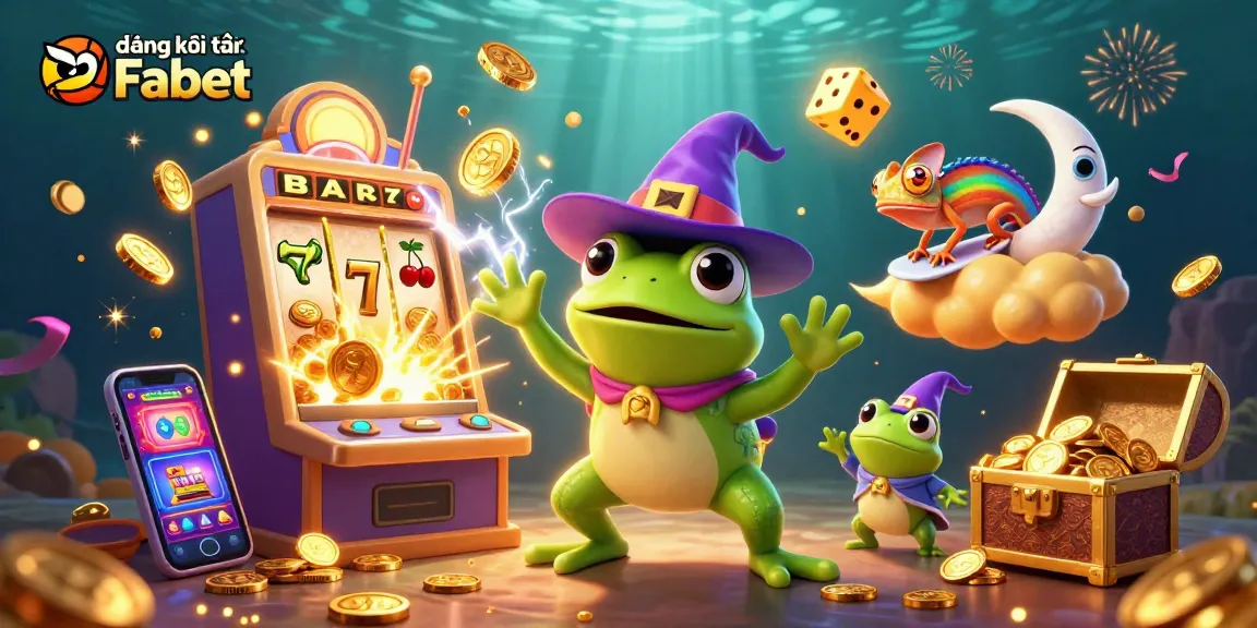 Play and win with đăng ký tài khoản Fabet, featuring vivid characters and immersive casino elements.